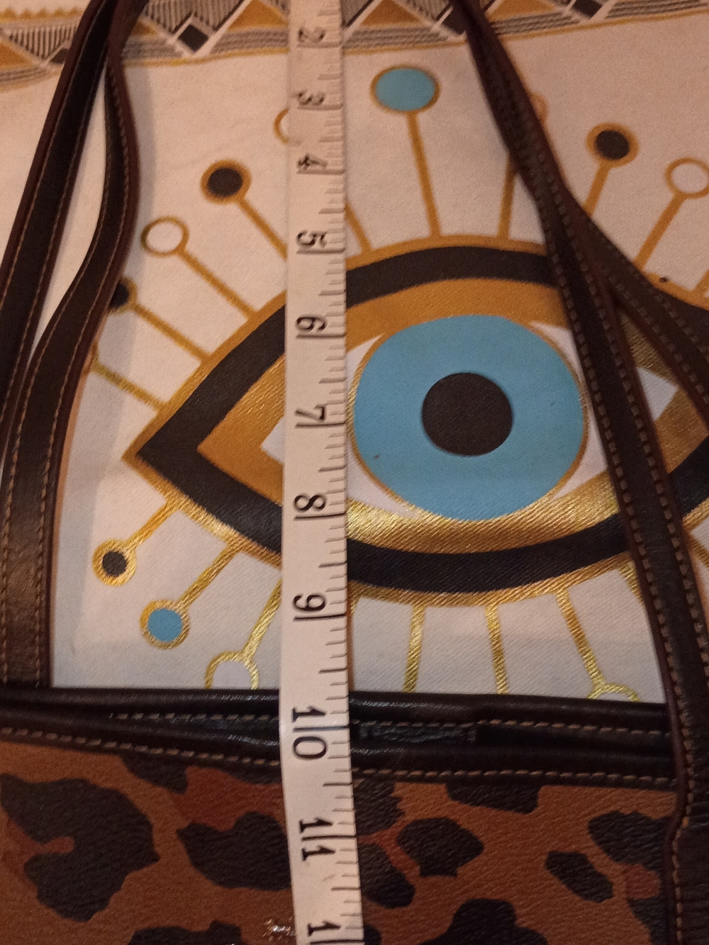 Large Coach City Tote Bag Not Available Retail Leopard Print Great Condition - Picture 12 of 16